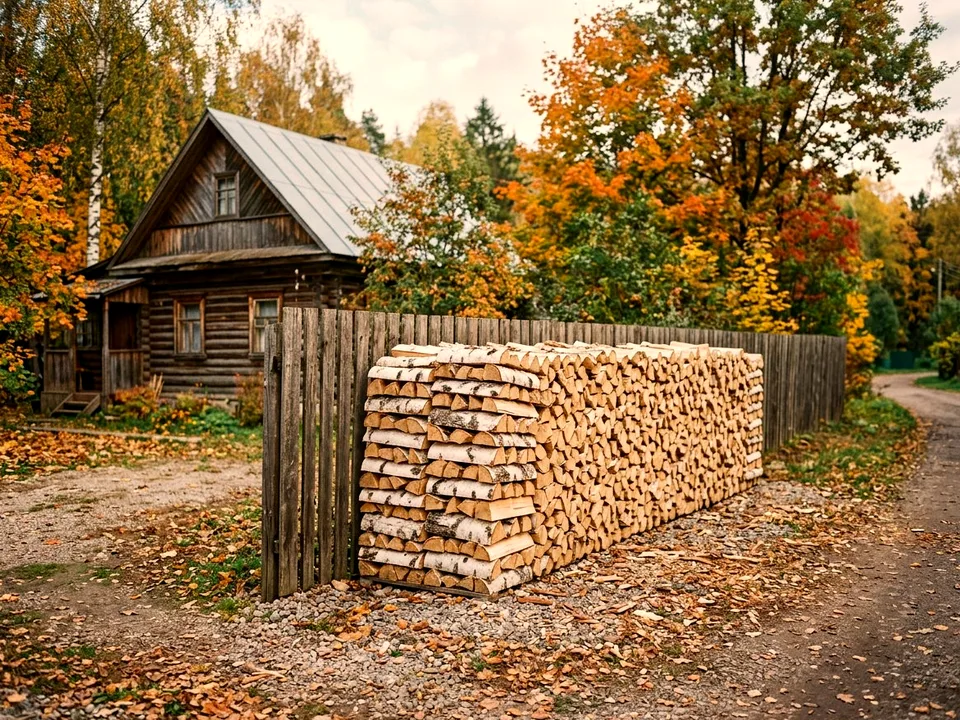 Дуб + укладка в дровник, Скоропусковский, улица Лесная, 36